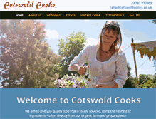 Tablet Screenshot of cotswoldcooks.co.uk